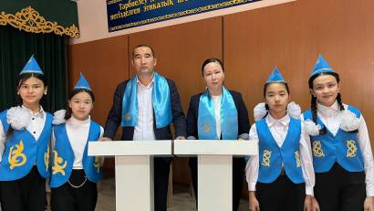&quot;Жас Ұлан&quot;, &quot;Жас Қыран&quot; балалар мен жасөспірімдер ұйымы қатарына қабылдау салтанатты жиыны өткізілді.