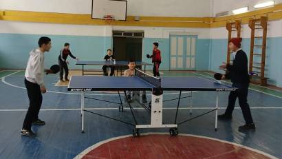 Үстел теннисінен мектепішілік жарыс өтілді