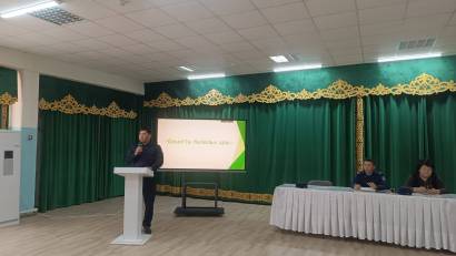«Жасөспірім» жедел – профилактикалық» іс-шарасы барысында  «Балаларды бірігіп қорғайық» тақырыбында жиын болып өтті