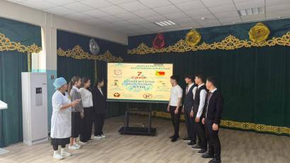 «Дені сау ұрпақ – ел болашағы!»атты тақырыбында сынып сағатын өтті